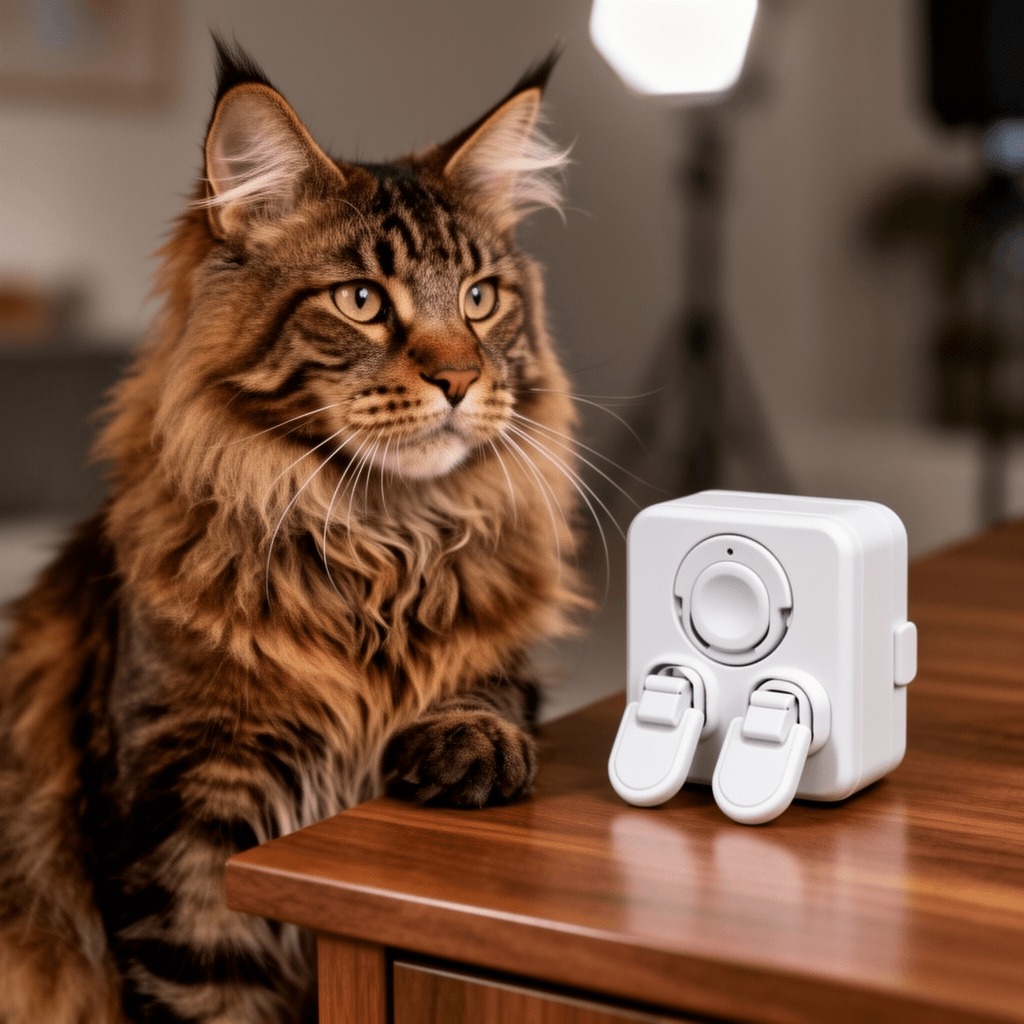 Cabinet Locks Baby Proofing with cat - professional product lifestyle photo