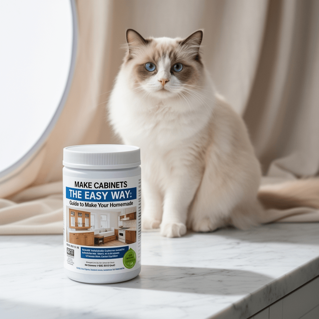 Make Cabinets the Easy Way: Guide to Make Your Homemade with cat - professional product lifestyle photo