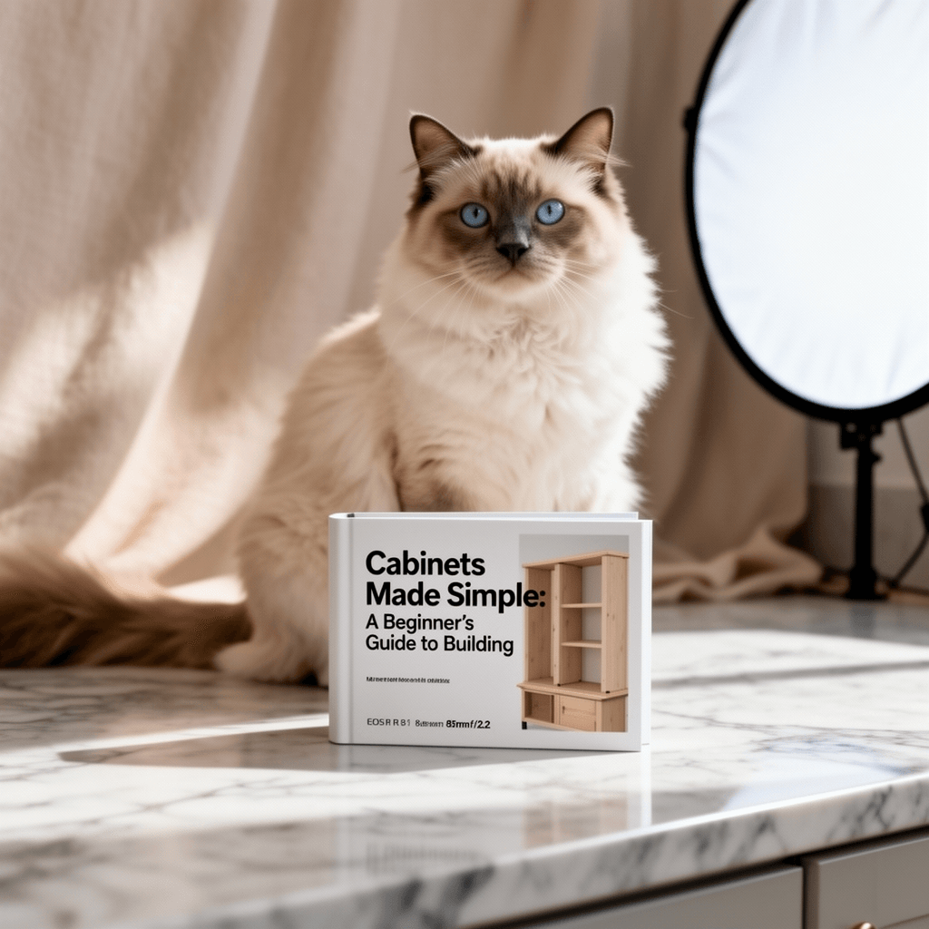 Cabinets Made Simple: A Beginner’s Guide to Building with cat - professional product lifestyle photo