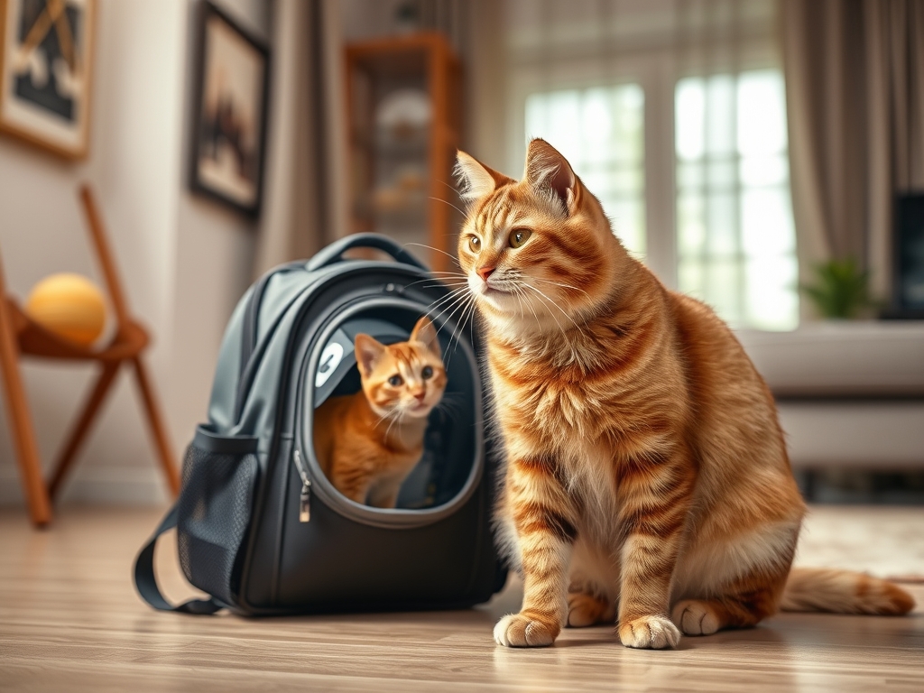 cat backpack carrier with window - cat carriers travel products guide hero image