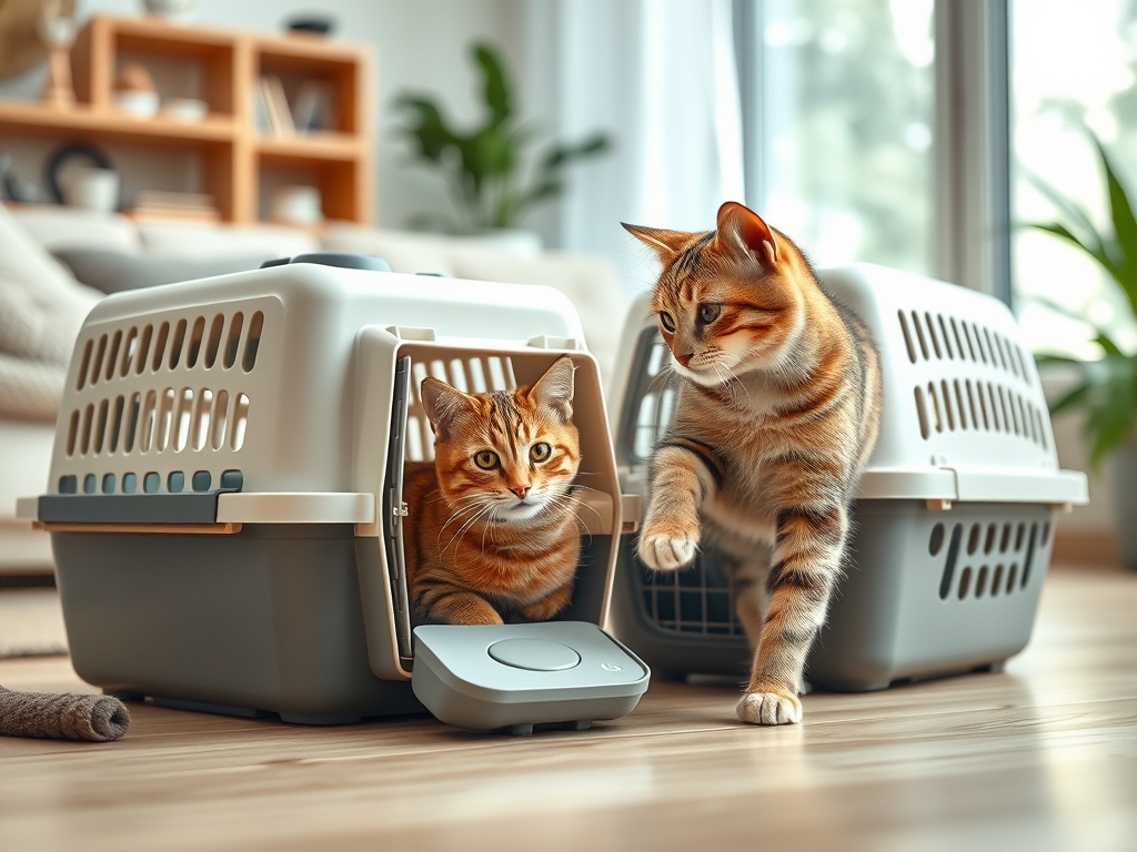 cat carrier for nervous rescue cats - cat carriers travel products guide hero image