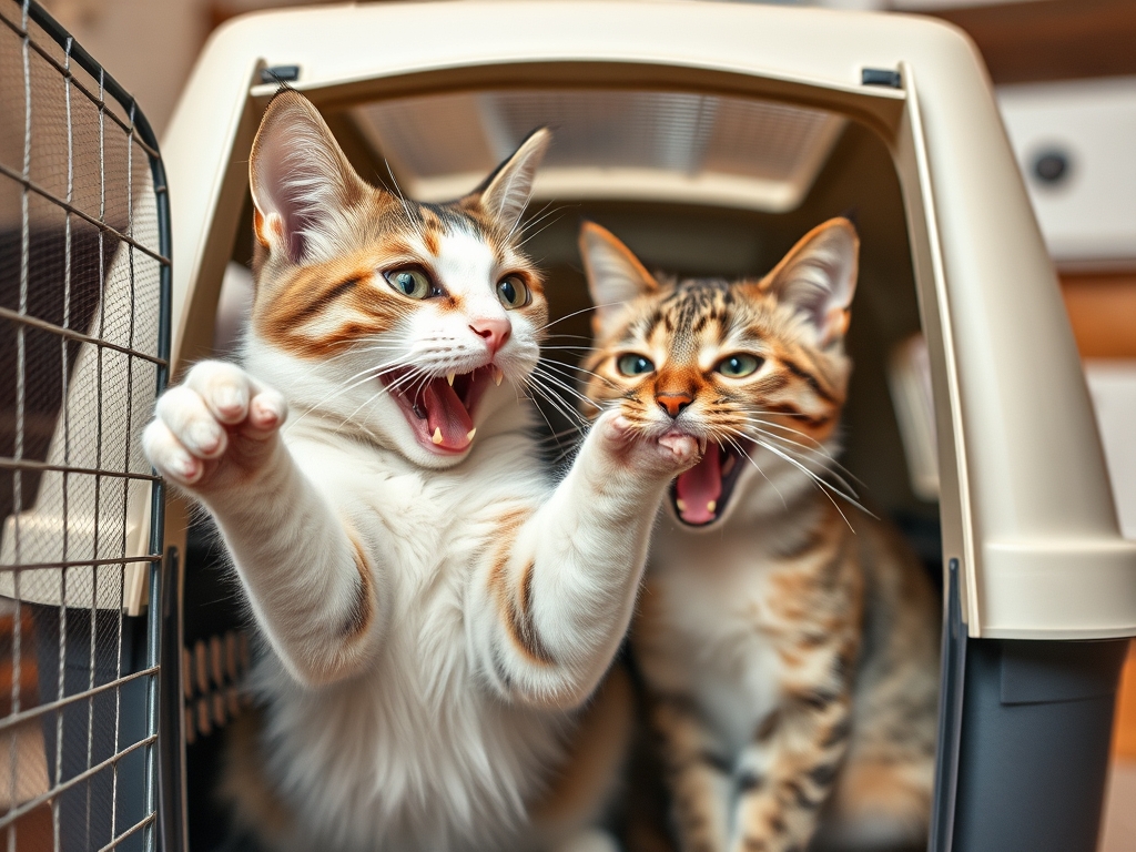 cat carrier with anti-scratch mesh - cat carriers travel products guide hero image