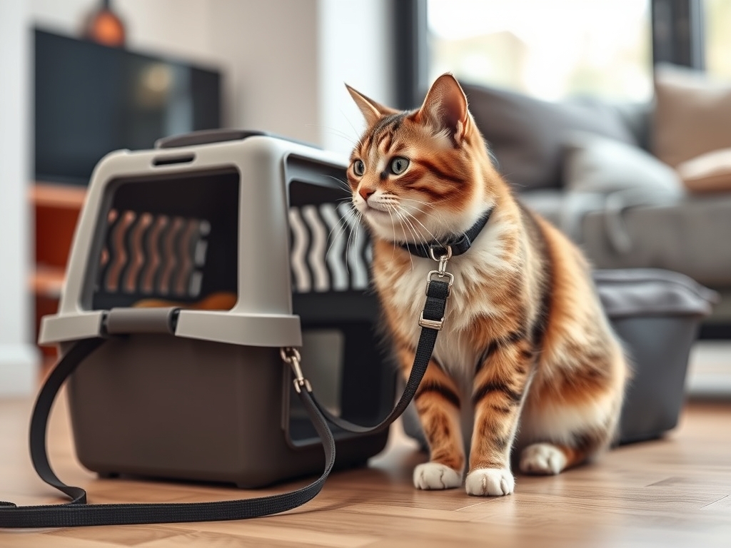 cat carrier with built-in leash - cat carriers travel products guide hero image