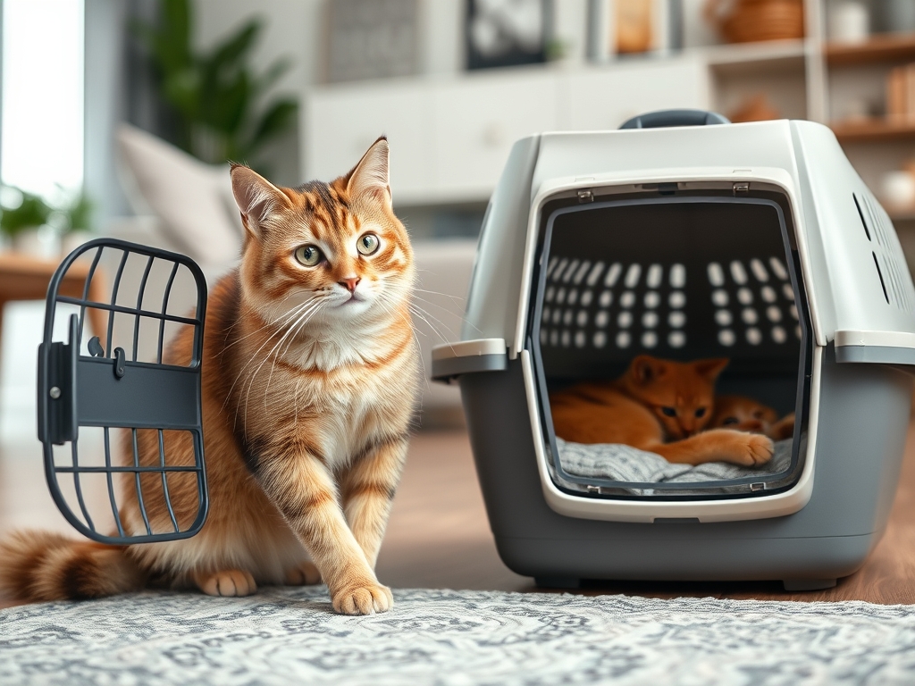 cat carrier with calming features - cat carriers travel products guide hero image