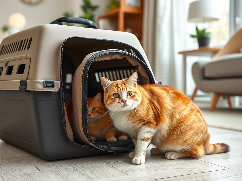 cat carrier with escape proof zippers - cat carriers travel products guide hero image