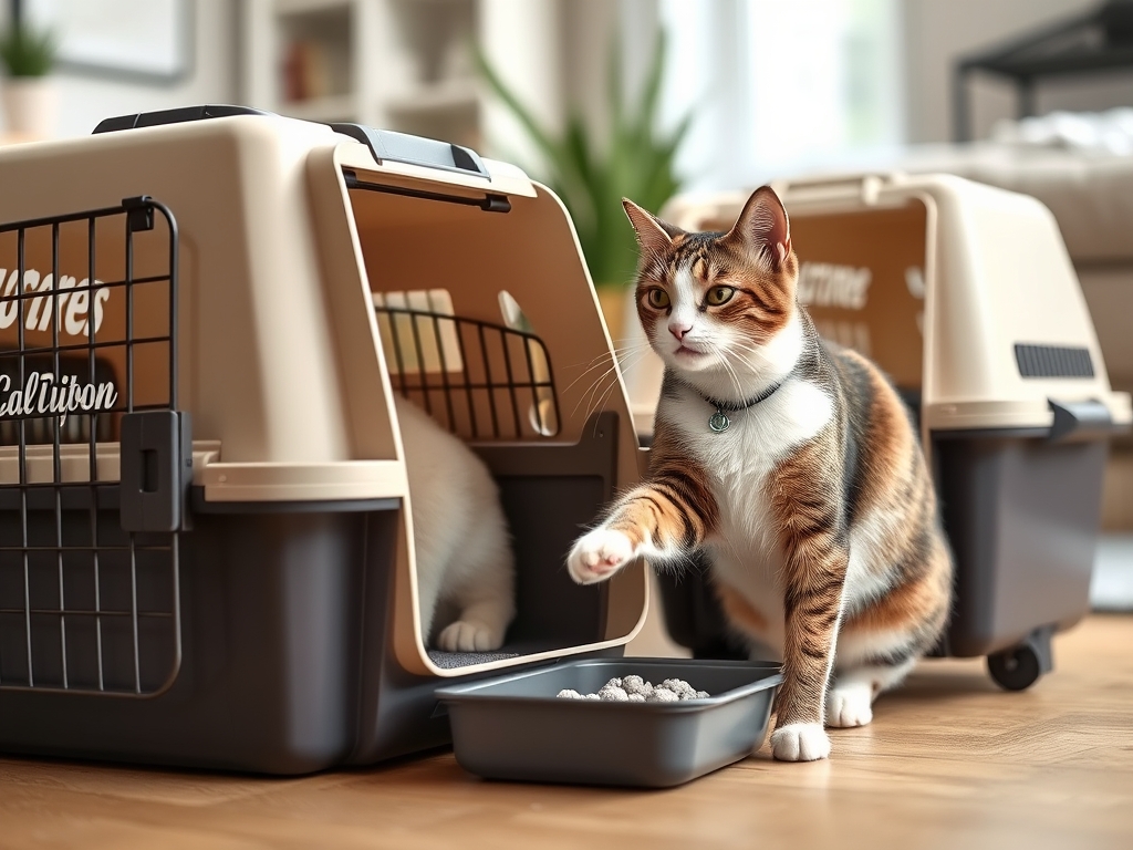 cat carrier with litter box - cat carriers travel products guide hero image