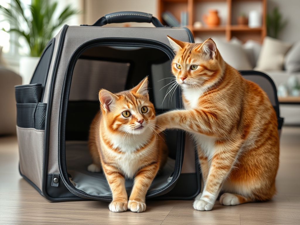 cat carrier with storage pockets - cat carriers travel products guide hero image