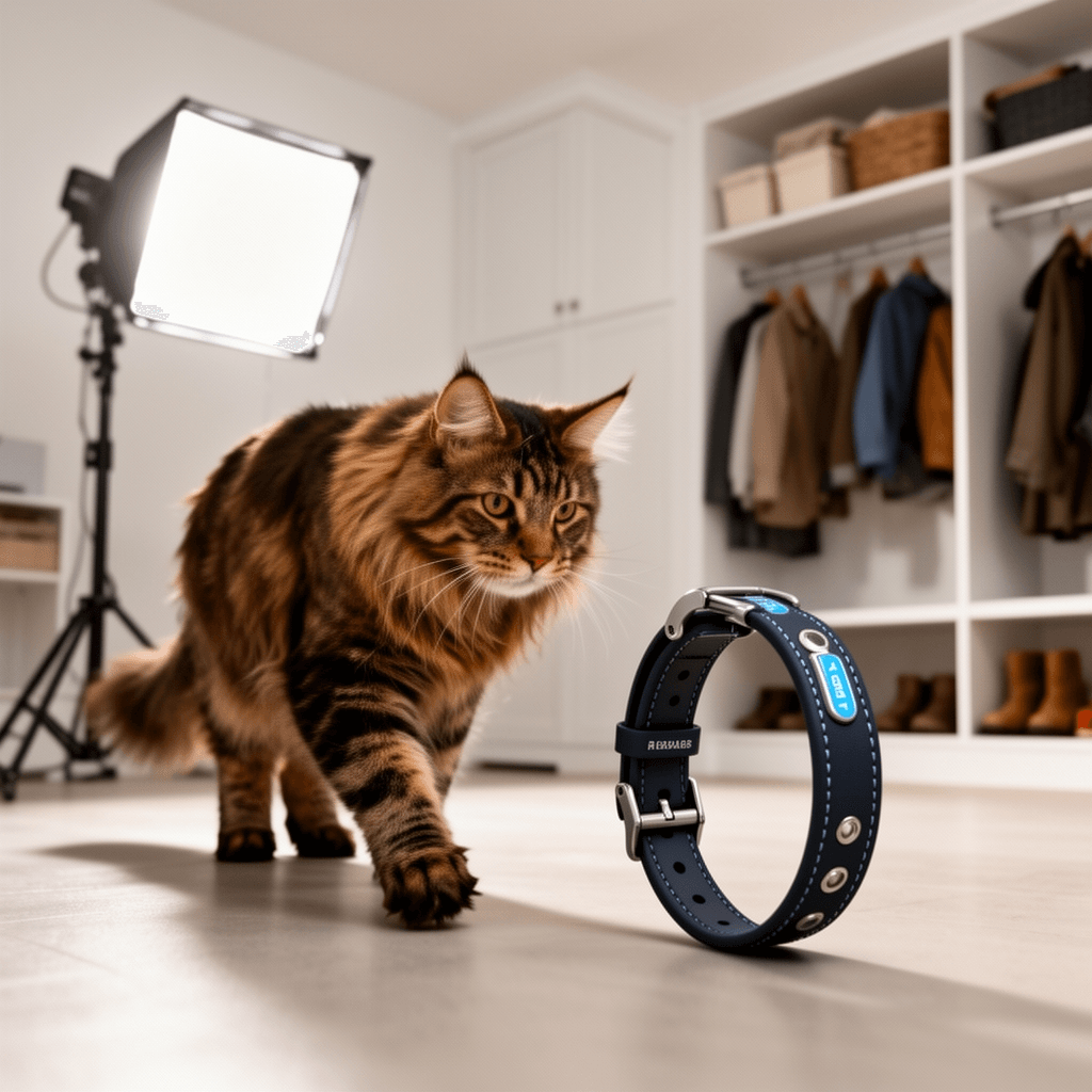 Breakaway Cat Collar - Soft with cat - professional product lifestyle photo