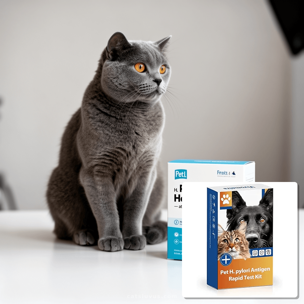 Pet H. Pylori Health Check Kit  – at-Home Testing for Dogs & with cat - professional product lifestyle photo