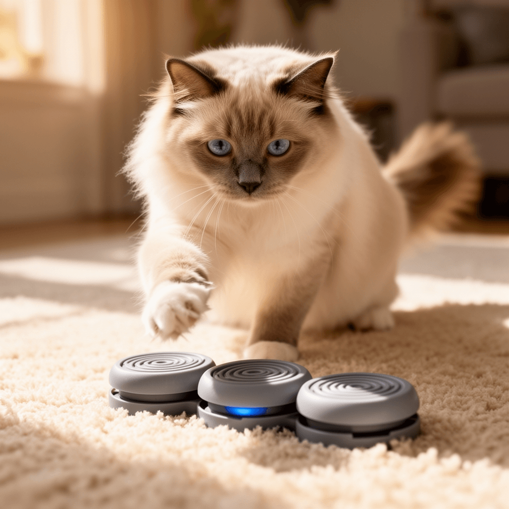 Cat Kicker Toy Large 3pcs with cat - professional product lifestyle photo