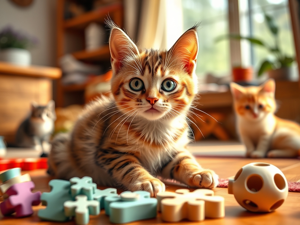 Cat owner reviewing best puzzle toys for indoor cats options for their pet in 2026