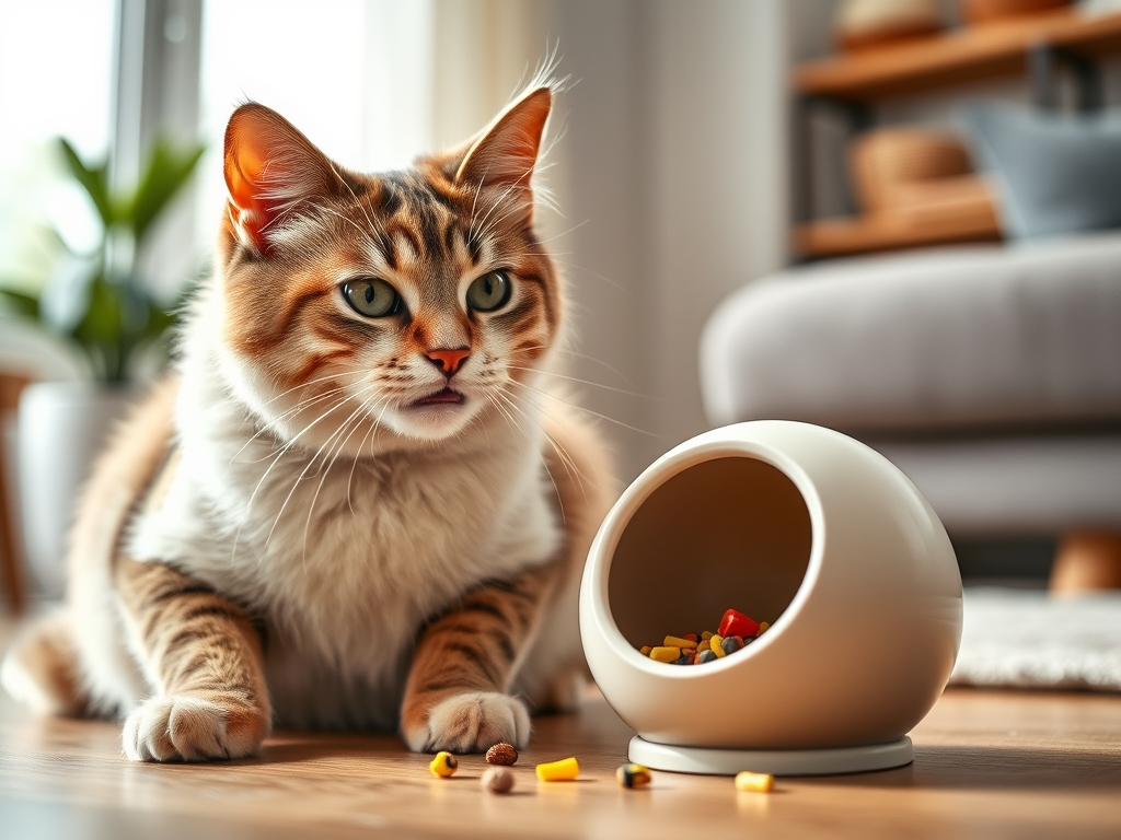 Cat owner reviewing cat enrichment toy buying guide options for their pet in 2026
