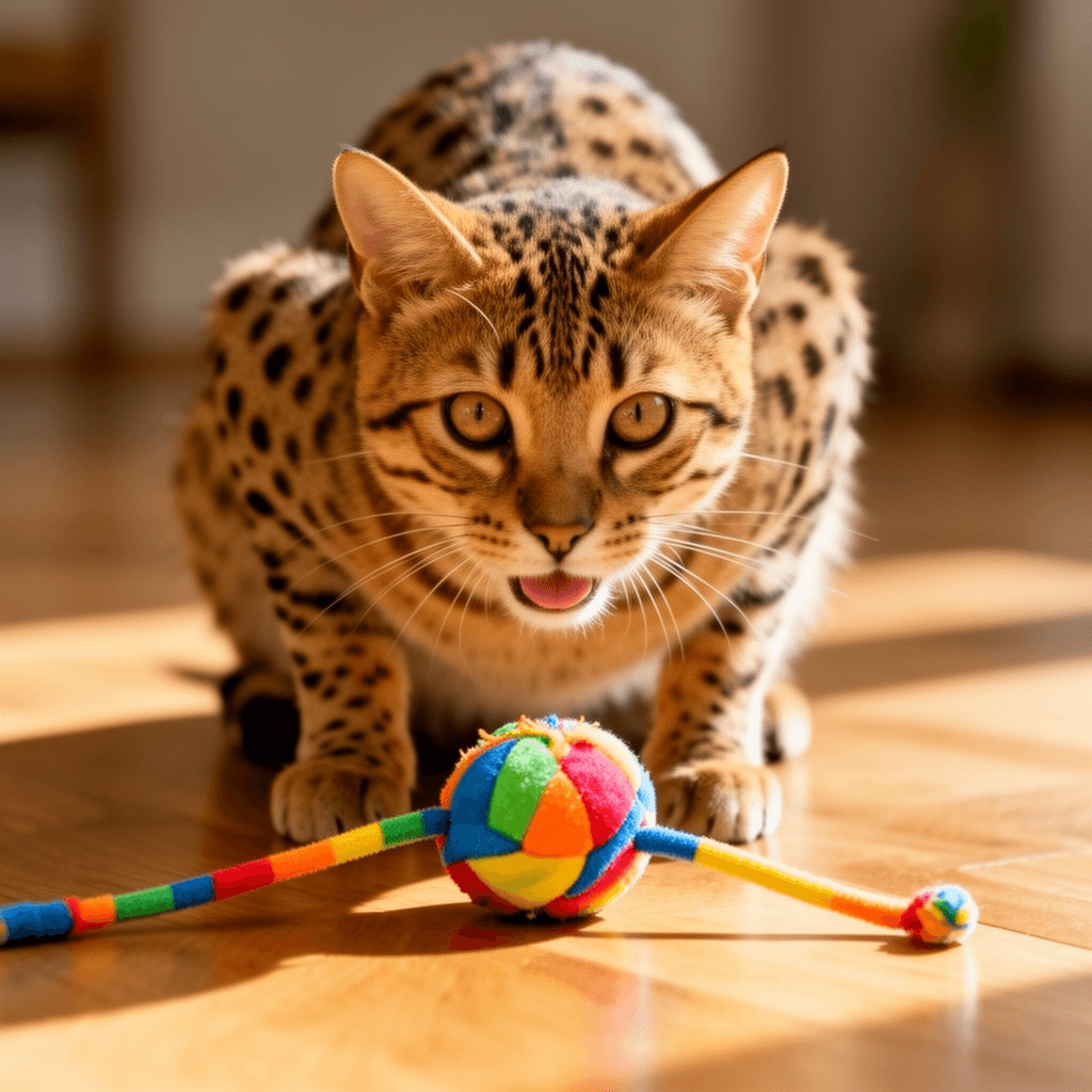 Catstages Tower of Tracks Cat Toy – 3-Level Track Tower with cat - professional product lifestyle photo
