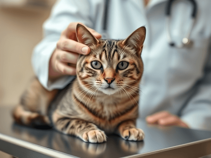 Cat owner reviewing affordable cat eye care and health options for their pet in 2026