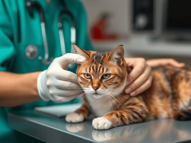 Cat owner reviewing best cat eye care and health options for their pet in 2026