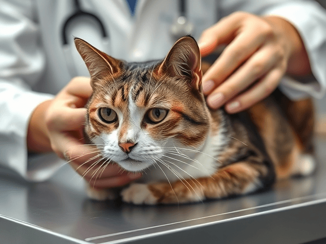 Cat owner reviewing cat eye care and health for senior cats options for their pet in 2026