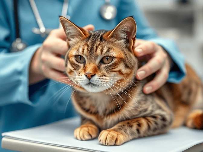 Cat owner reviewing cat eye care and health recommendations options for their pet in 2026
