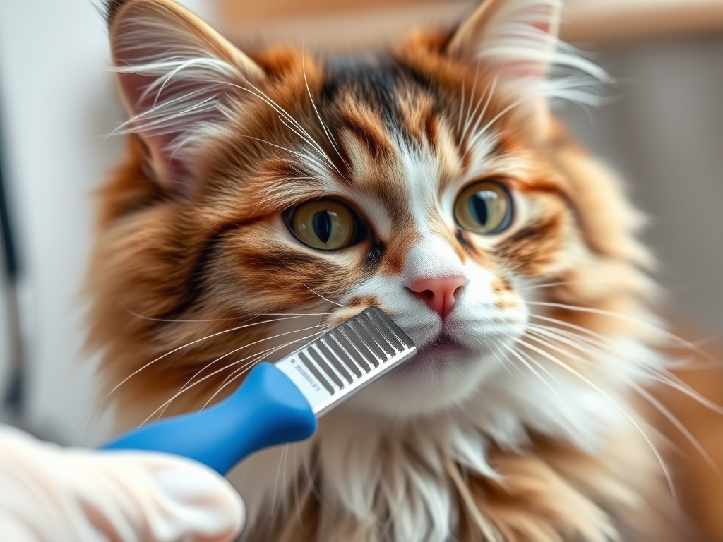 best flea comb for cats with thick fur - cat flea and tick treatments guide hero image