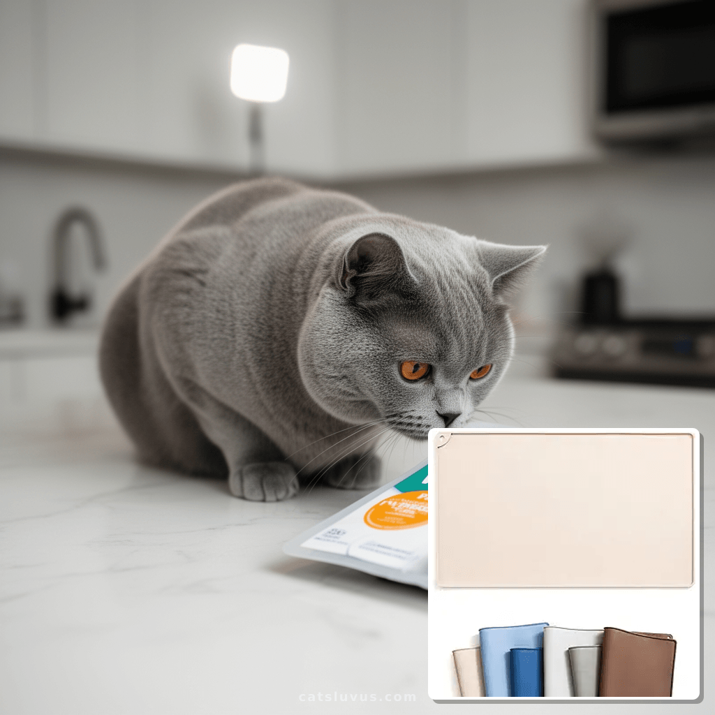 WePet Non-Slip Waterproof Pet Feeding Mat with cat - professional product lifestyle photo