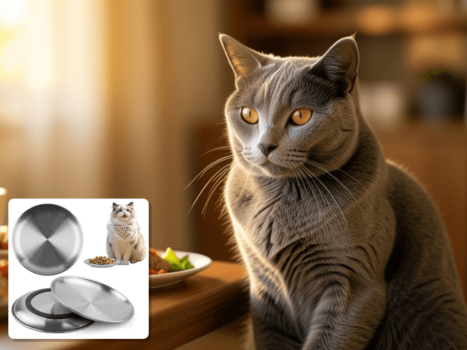 Material Science Why Stainless Steel Wins - expert large cat food bowls for messy eaters guide