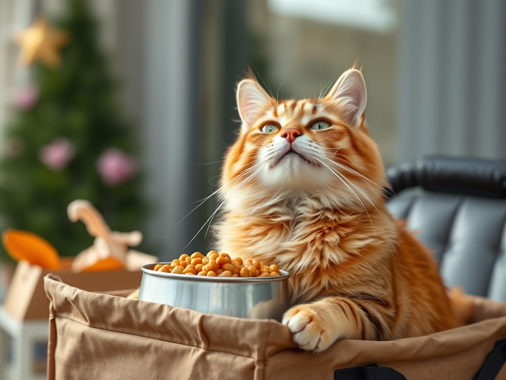 cat food delivery for weight management summary infographic