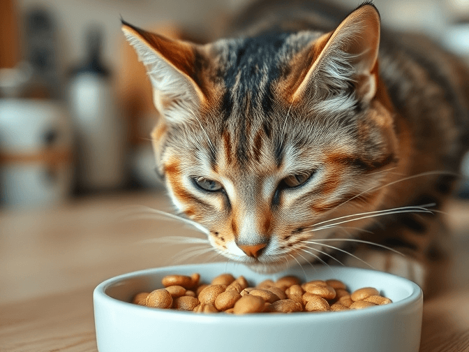 Cat owner reviewing how to keep dry cat food fresh options for their pet in 2026