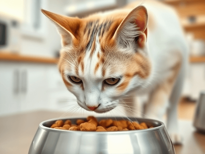 Cat owner reviewing large capacity airtight pet food containers options for their pet in 2026