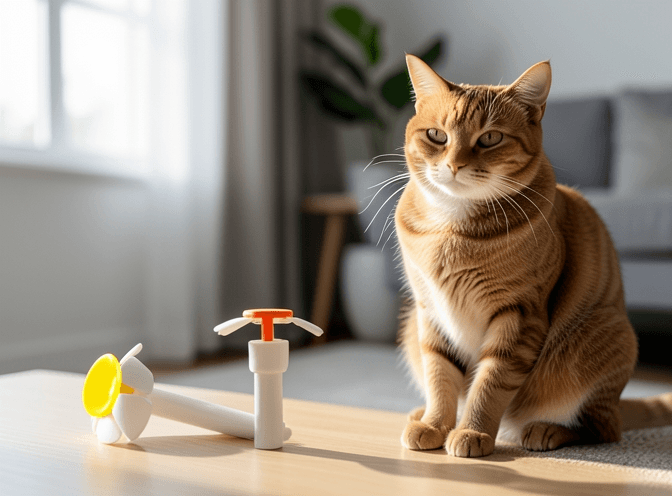 Cat owner reviewing cat fountains replacement parts for kittens options for their pet in 2026