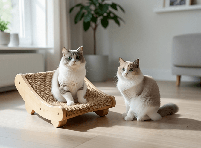 How Senior Cat Scratchers Support Aging Felines - expert cat furniture scratchers for senior cats guide