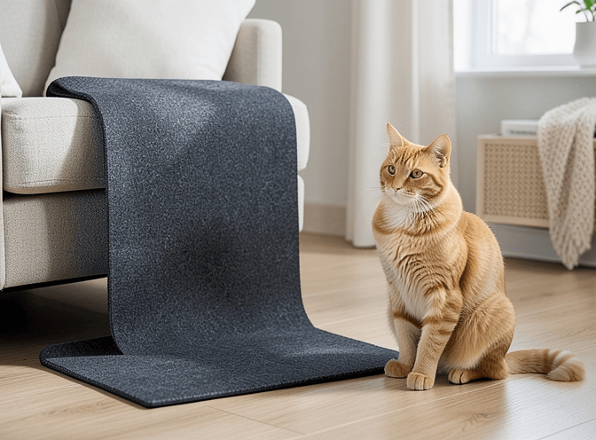 How Adhesive Furniture Scratchers Work - expert diy cat furniture scratchers guide
