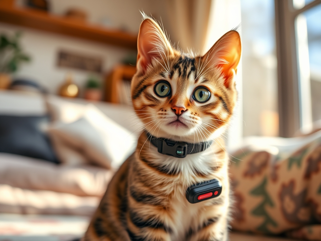 gps tracking collar for indoor cats - cat gps fences containment systems guide hero image