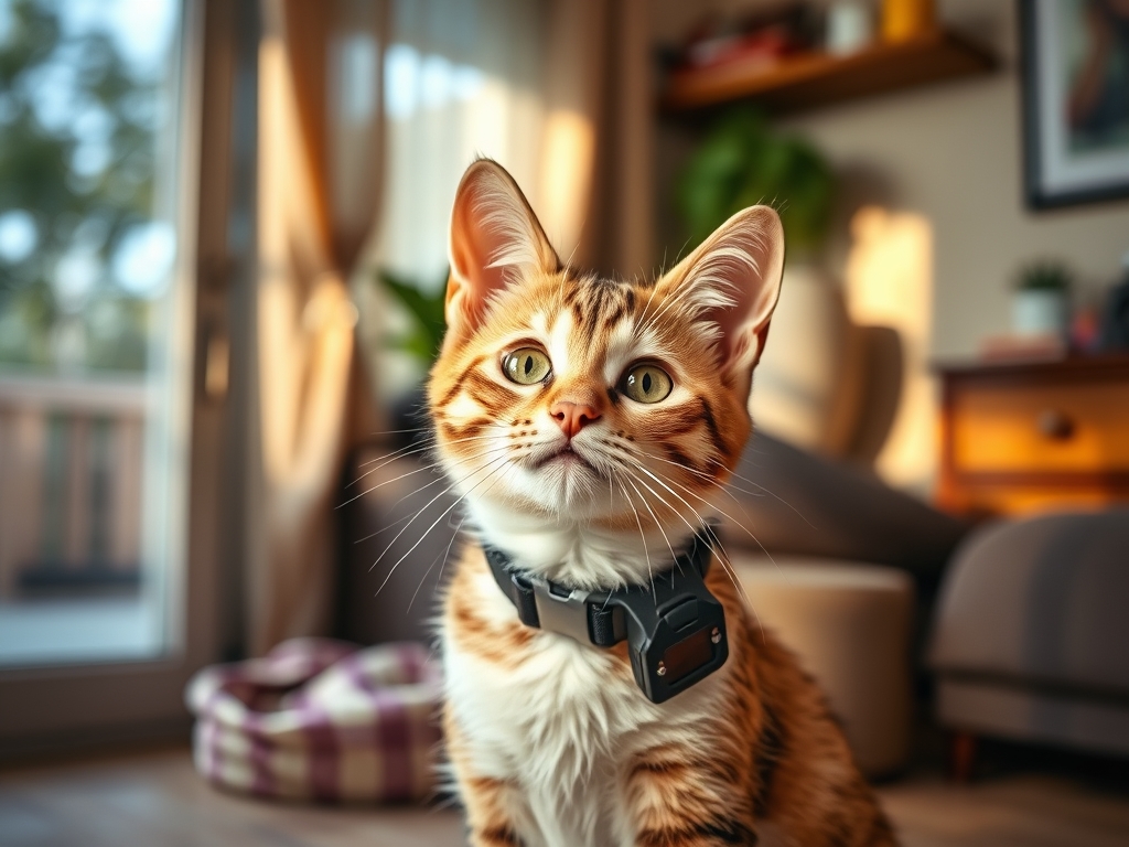 cat collar with anti-theft alarm - cat gps smart collars guide hero image