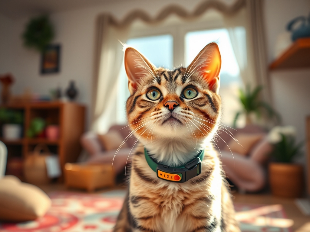 cat collar with fitness goals - cat gps smart collars guide hero image