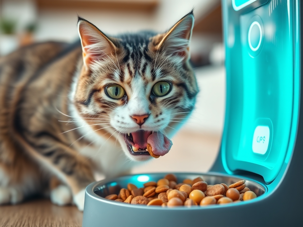 gps enabled pet food dispenser - cat gps smart feeders guide hero image