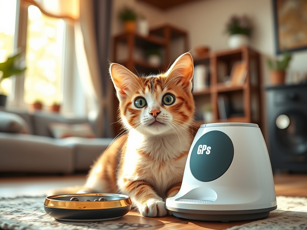 remote controlled cat feeder gps - cat gps smart feeders guide hero image