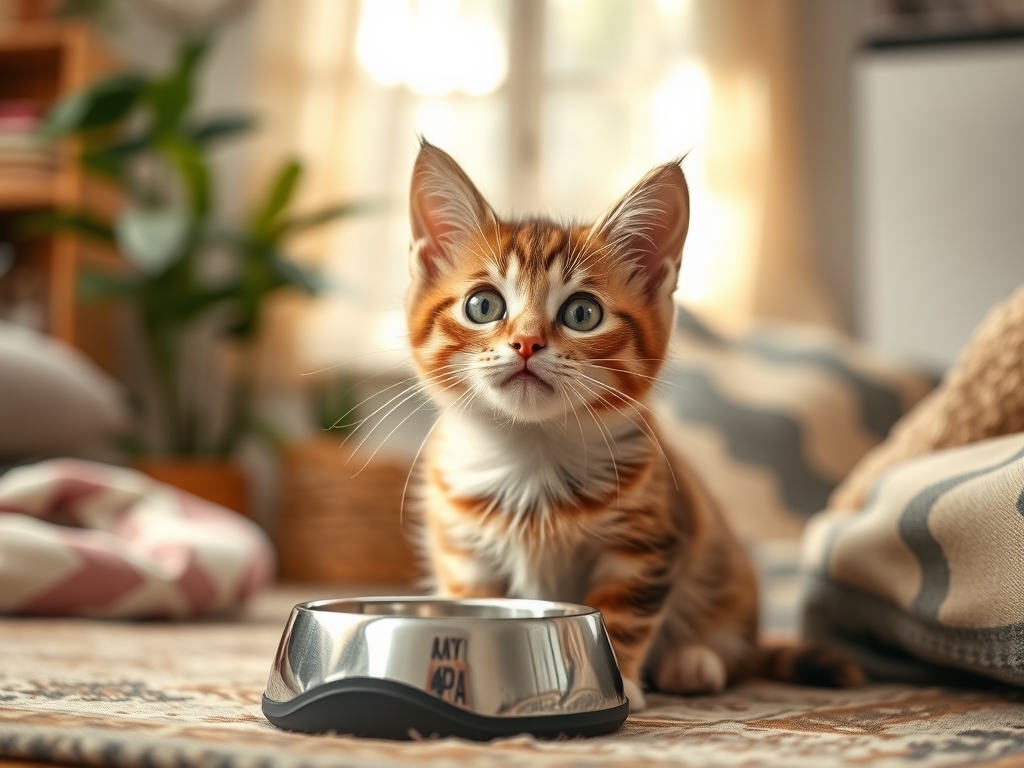 Cat owner reviewing choosing a gps smart bowl for kittens options for their pet in 2026