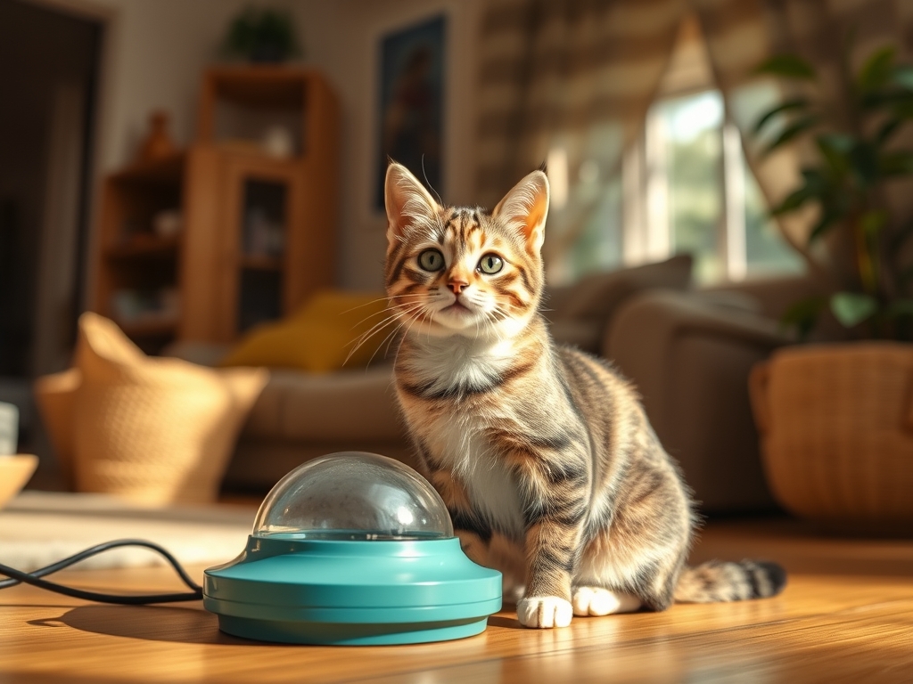 Cat owner reviewing how to set up a gps cat feeder options for their pet in 2026