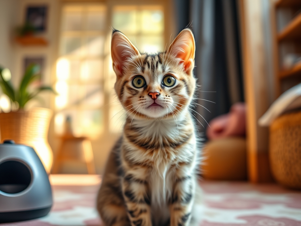 Cat owner reviewing top rated gps cat feeders options for their pet in 2026