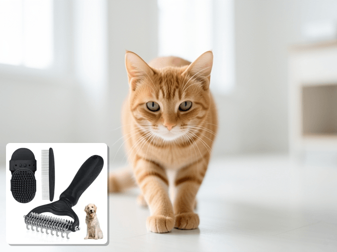 How Rubber Deshedding Actually Works - expert rubber cat deshedding gloves guide