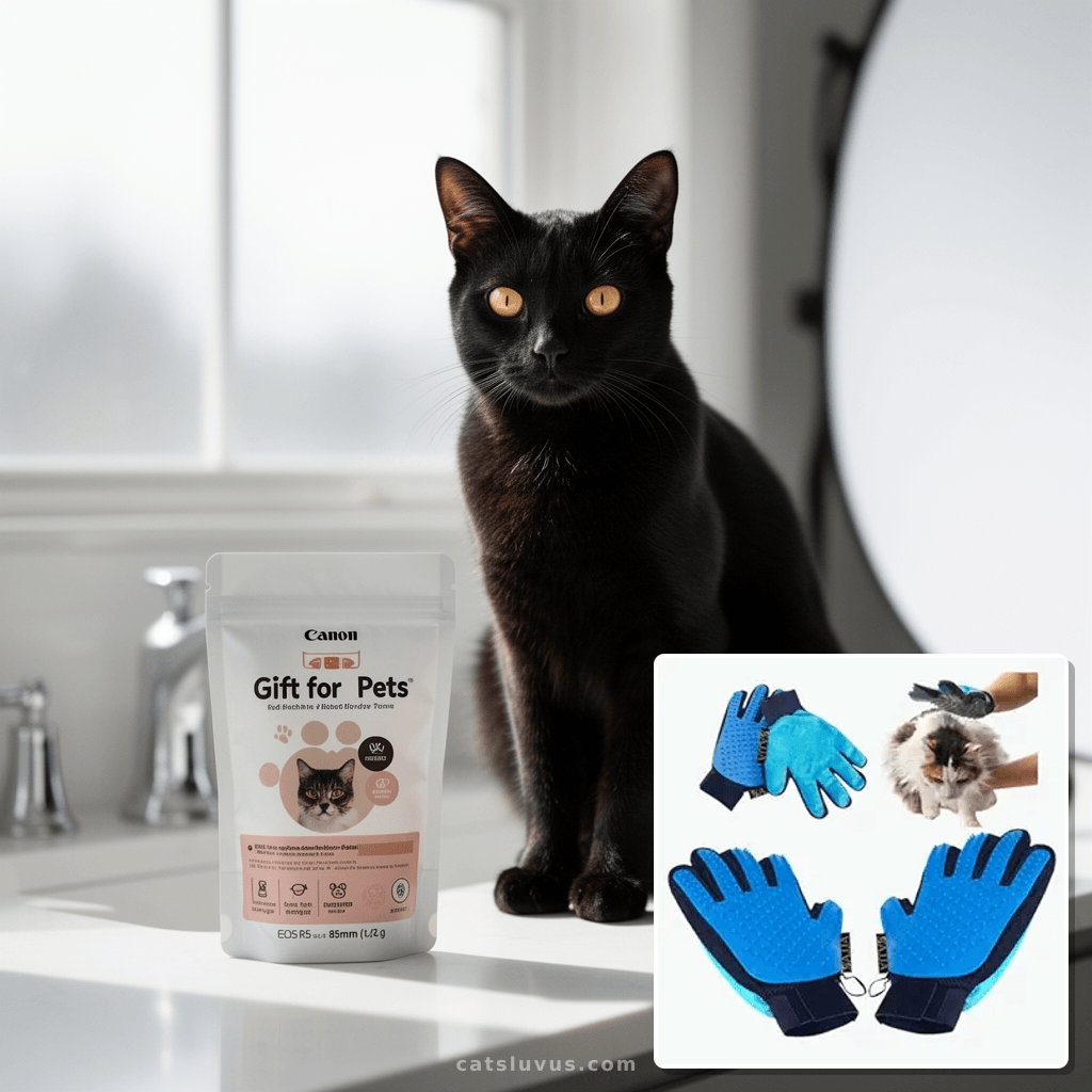 Gift for Pets with cat - professional product lifestyle photo