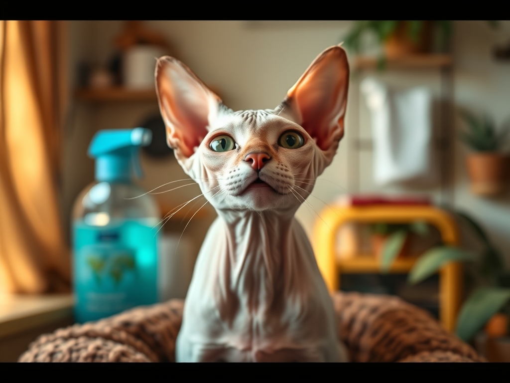 cat grooming shampoo for Sphynx cats - cat grooming shampoos conditioners guide hero image
