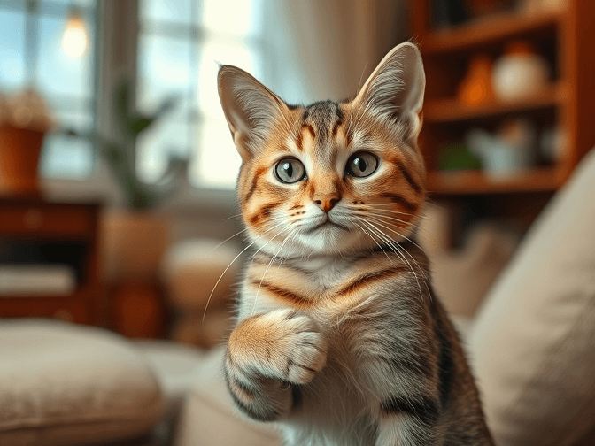 Cat owner reviewing cat grooming arm with loop reviews options for their pet in 2026