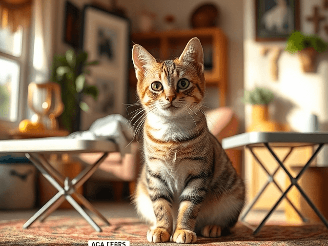 Cat owner reviewing folding vs stationary cat grooming tables options for their pet in 2026