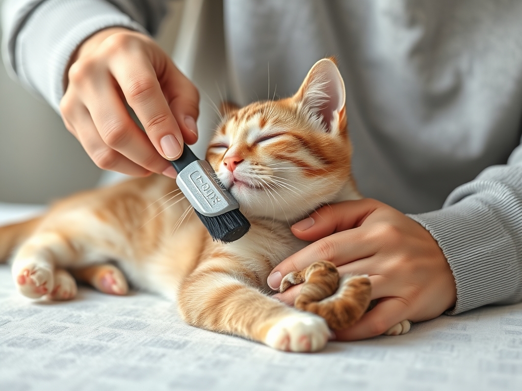 cat grooming brush for kittens - cat grooming tools guide hero image