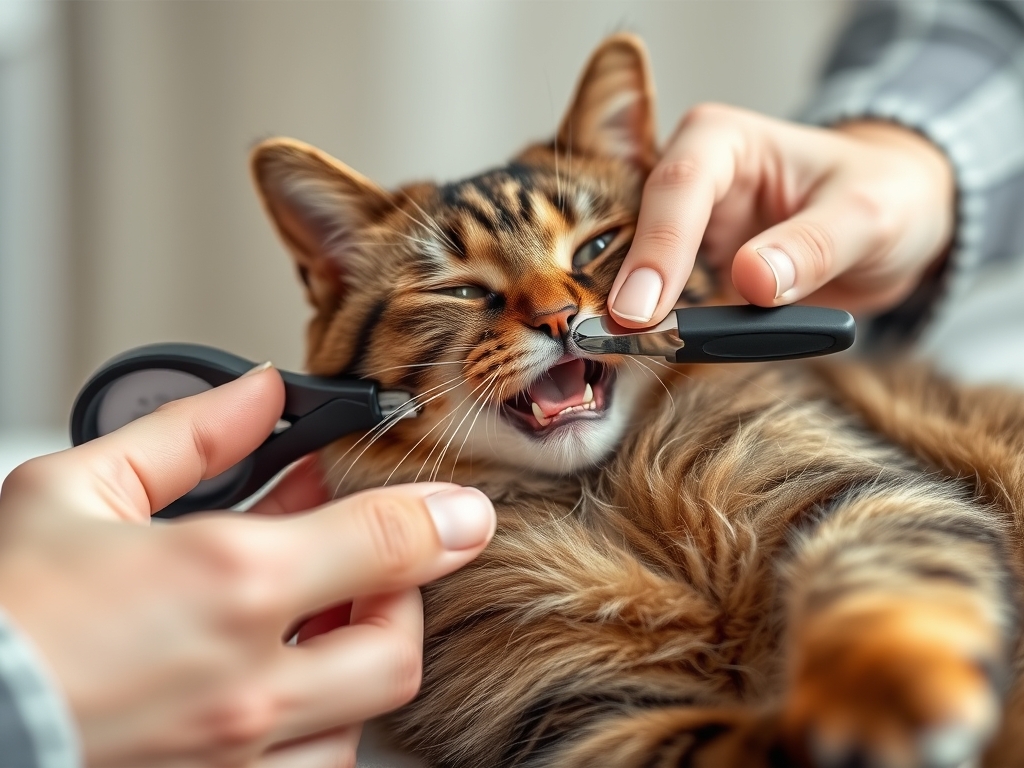 cat grooming set with nail trimmer - cat grooming tools guide hero image