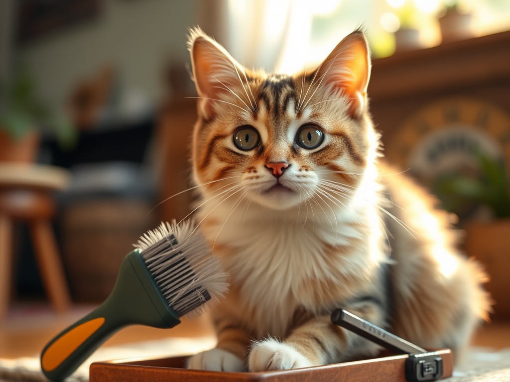 cat grooming tool for reducing hairballs - cat grooming tools guide hero image