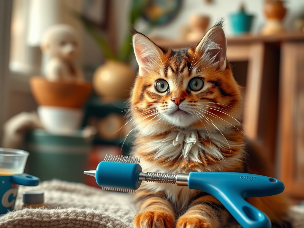 cat grooming tool for thick coats - cat grooming tools guide hero image