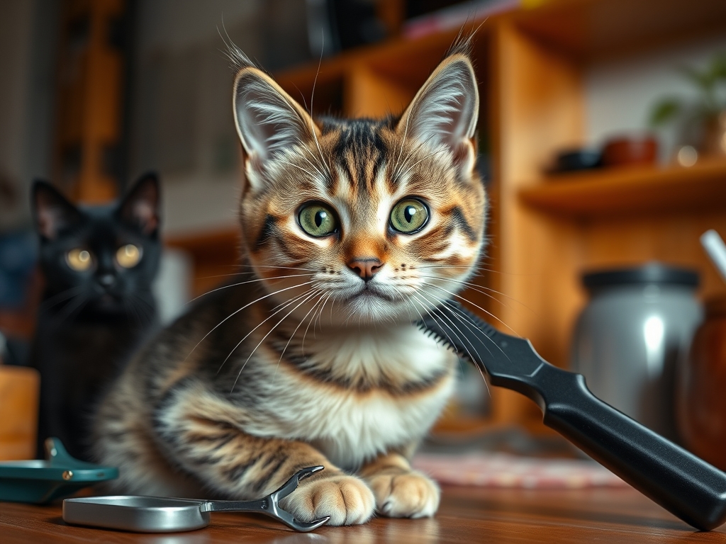 cat grooming tools for black cats - cat grooming tools guide hero image