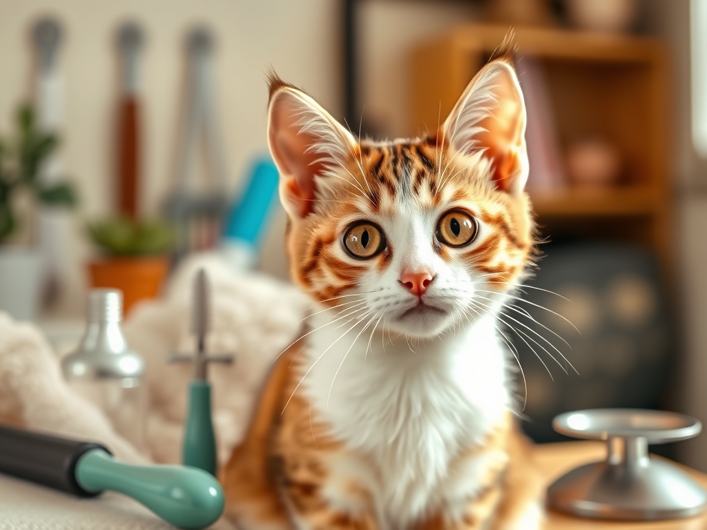 cat grooming tools with safety guard - cat grooming tools guide hero image