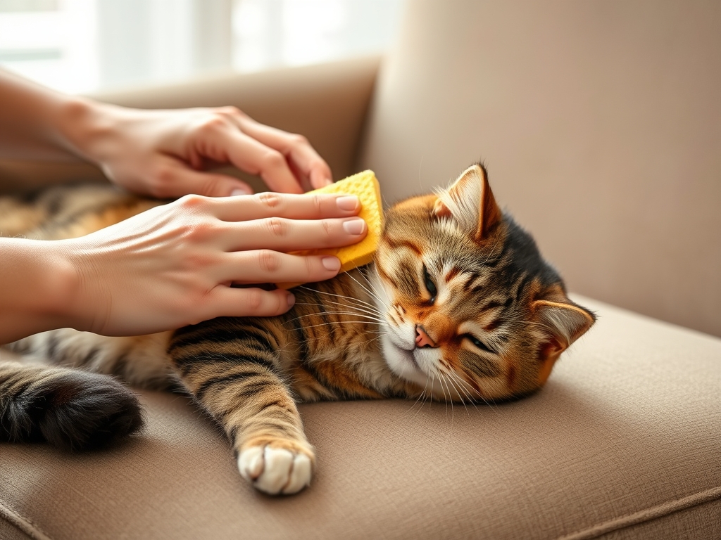 cat hair removal sponge for upholstery - cat hair removal tools products guide hero image